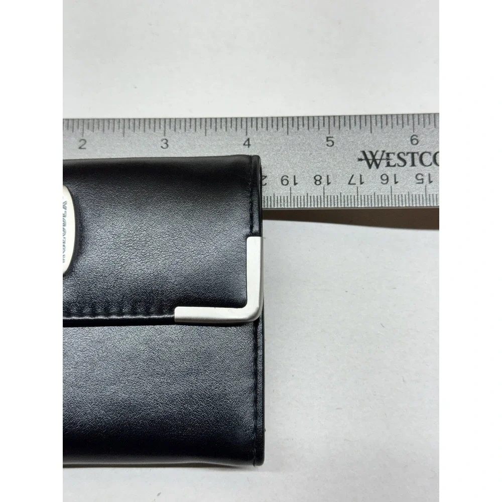Rolodex‎ Business Card Holder Case Black Folding Organizer Wallet Portable